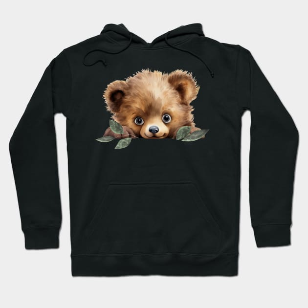 Cute Woodland Baby Teddy Bear . Hoodie by Alienated